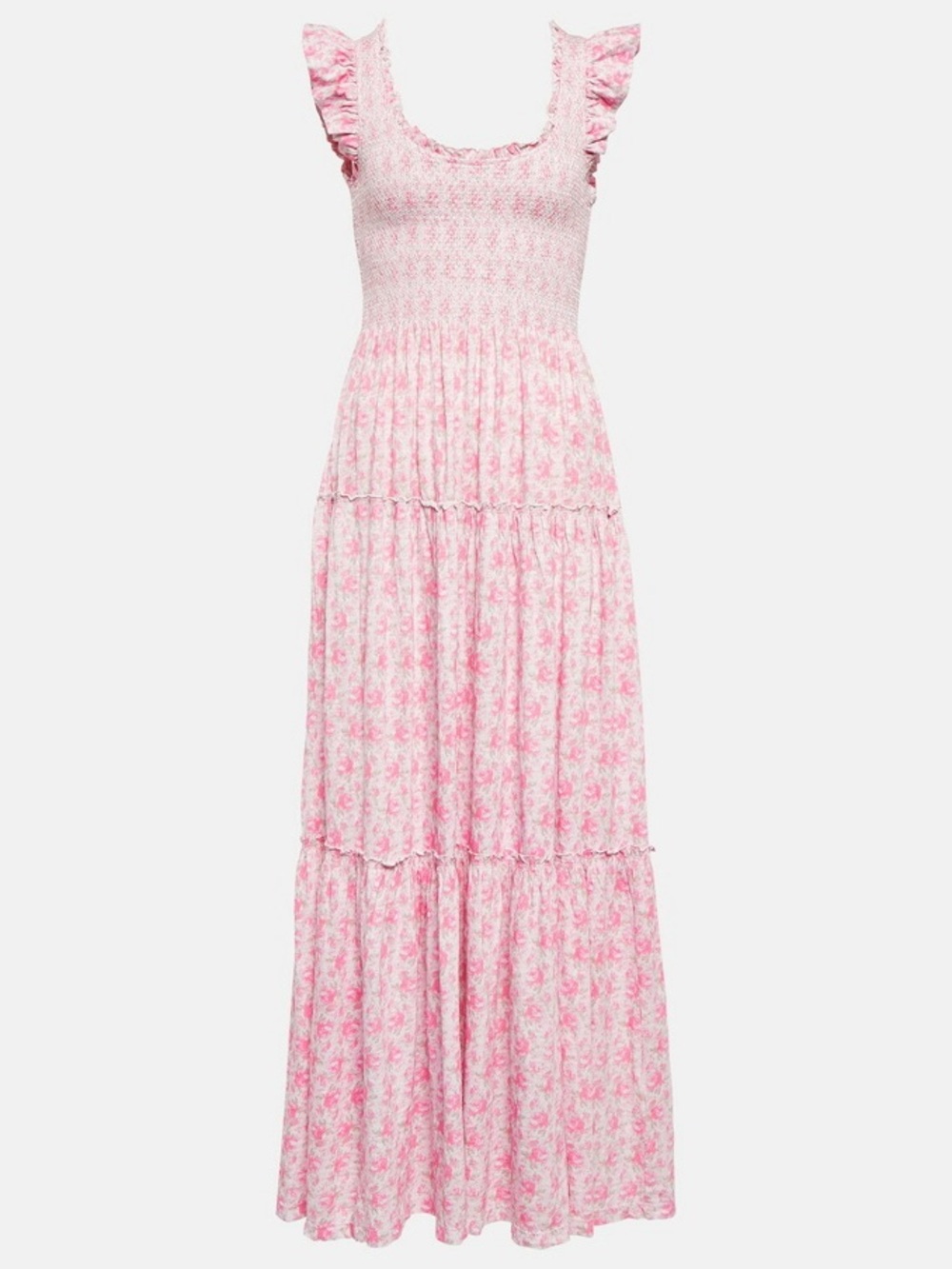 LoveShackFancy Chessie Dress in Rose Patch - Picture 4 of 12
